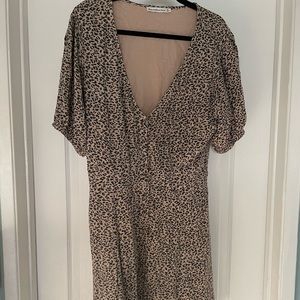 Abercrombie leopard dress
